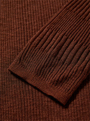 Women's Longline V-Neck Knit Sweater