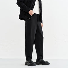 Men's Fleece-Lined Tapered Casual Pants