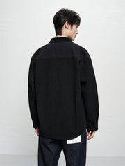 Men's Tonal Panel Corduroy Shirt