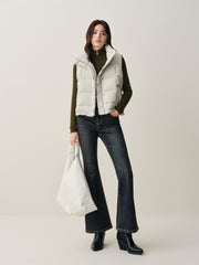Women's Stand-Collar Down Vest