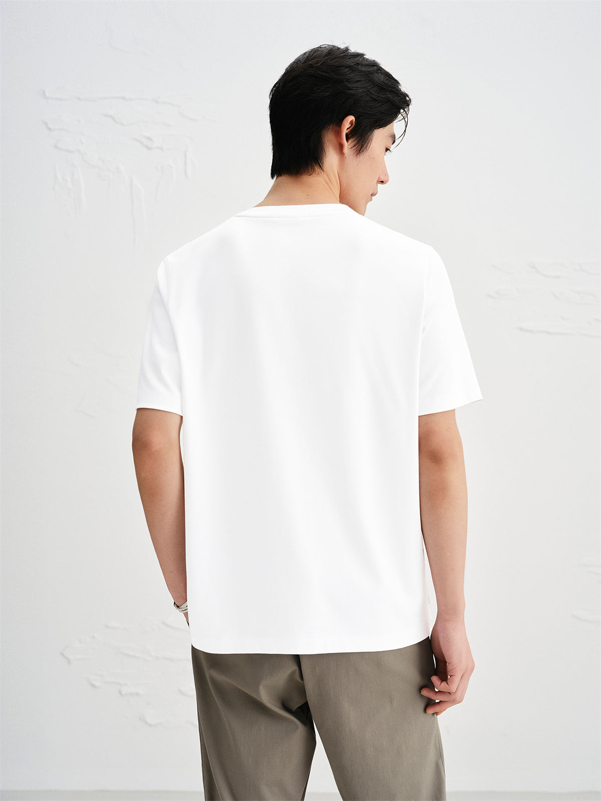 Men's Embroidered Crewneck T-Shirt