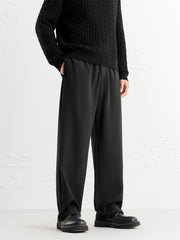Men's Straight-Leg Textured Sweatpants