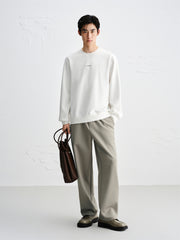 Men's Solid Straight-Leg Sweatpants