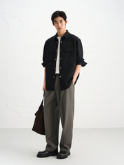 Men's Utility Long-Sleeve Shirt with Patch Pockets