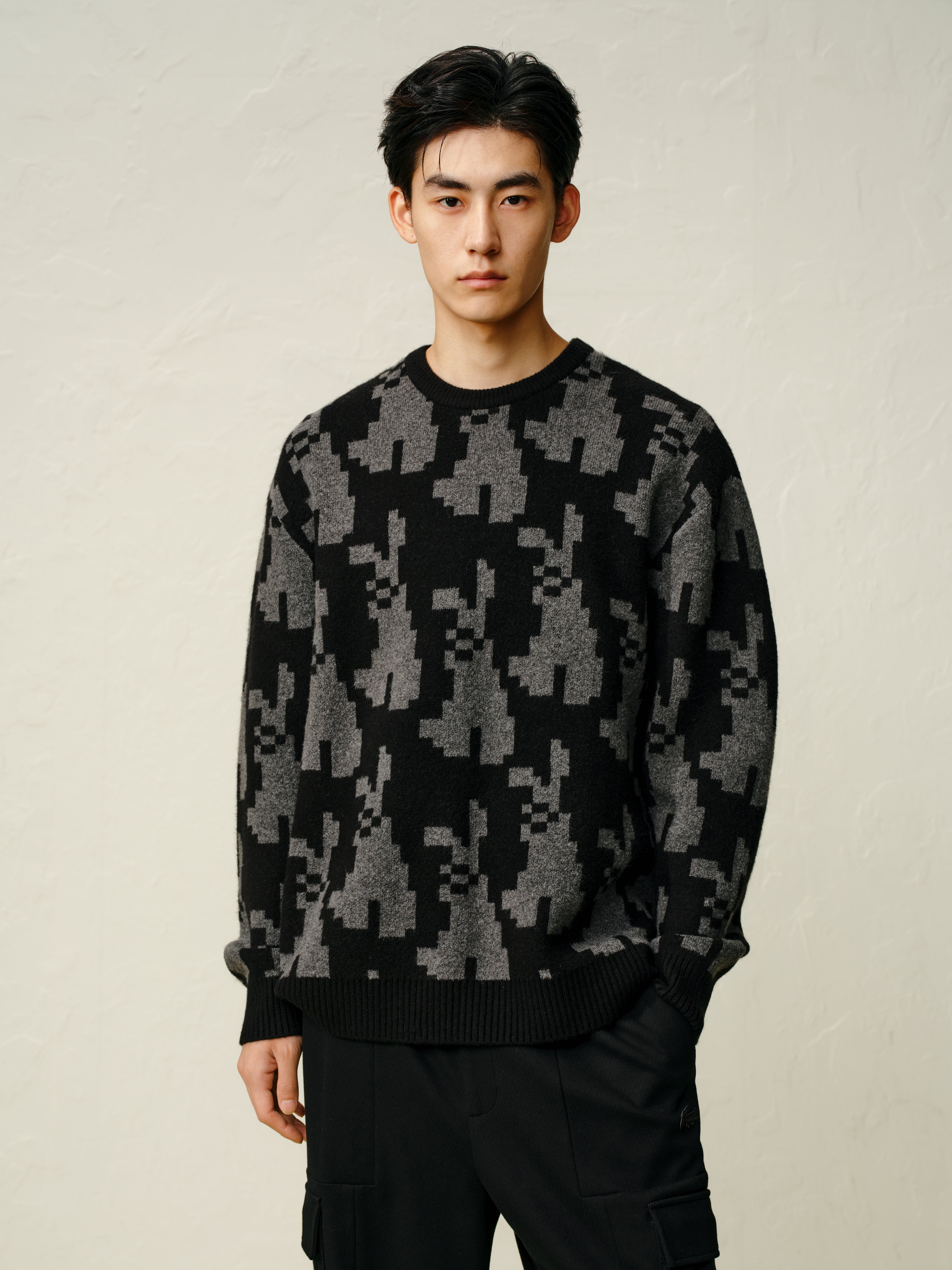 Men's Graphic Jacquard Pullover