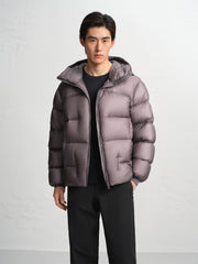 Men's Oversized Thermal Hooded Goose Down Jacket