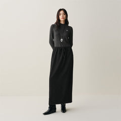 Women's Back-Slit Long Skirt