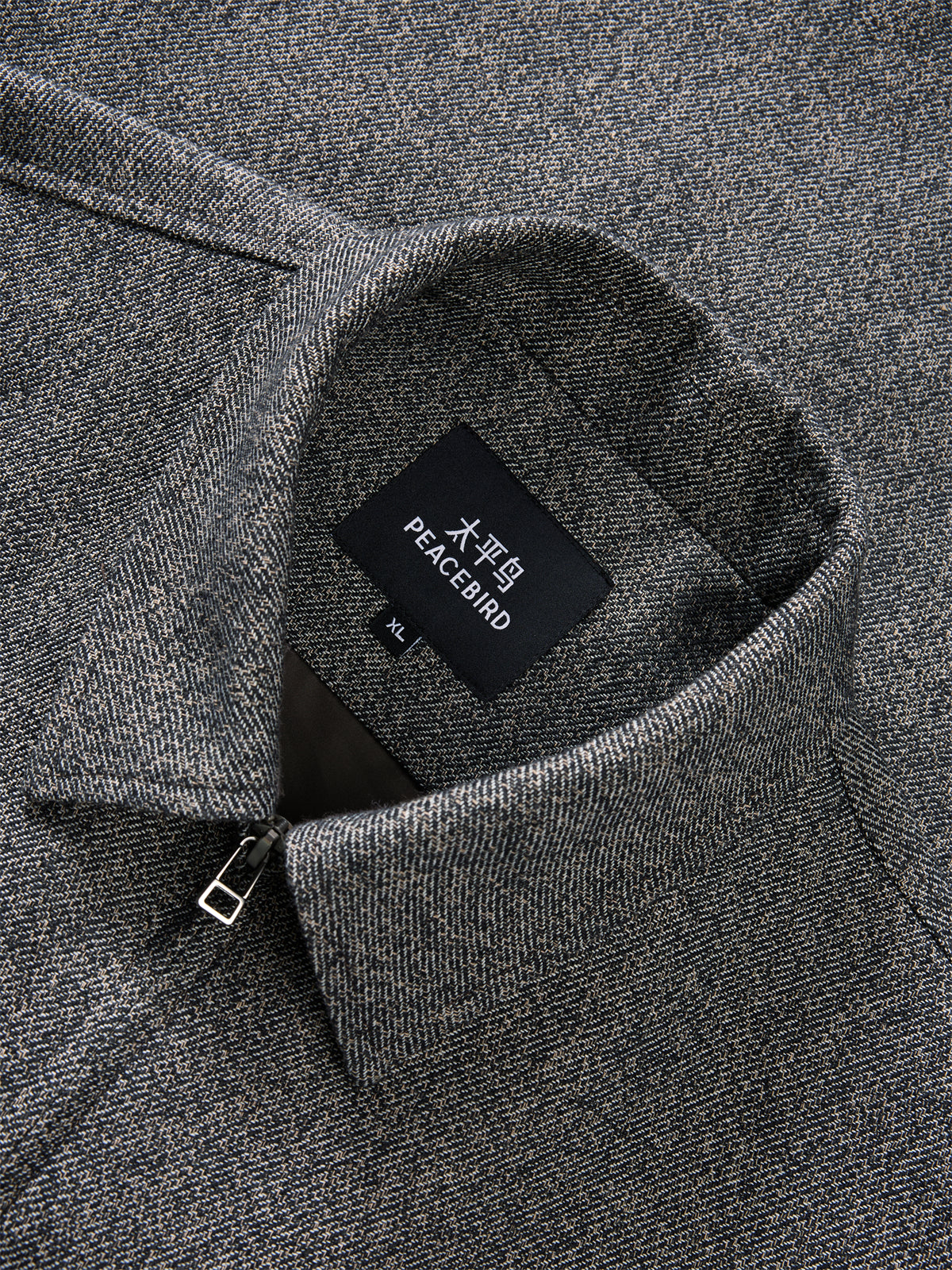 Men's Tweed-Inspired Overshirt