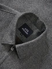 Men's Tweed-Inspired Overshirt