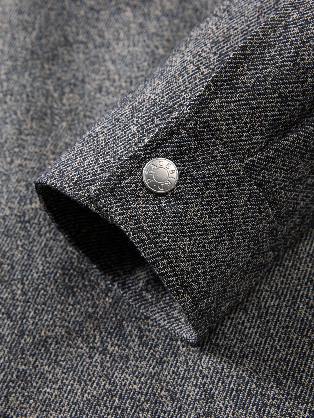 Men's Tweed-Inspired Overshirt