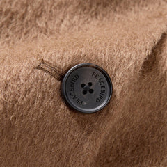 Women's Straight Camel Wool Coat