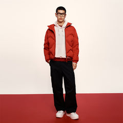 Men's Tonal Jacquard Puffer Jacket