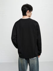 Men's Jacquard Waffle Long-Sleeve T-Shirt