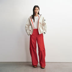 Women's Pleated Oversized Parachute Pants