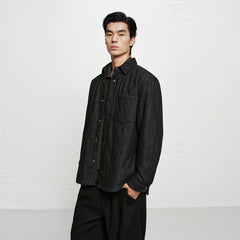 Men's Oversized Quilted Shirt