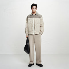 Men's Textured Straight-Leg Sweatpants