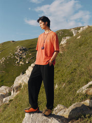 Men's Drawstring Waffle Jogger Pants