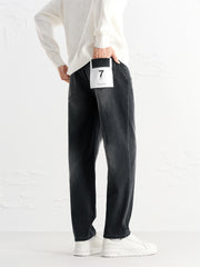 Men's Vintage Gradient Wash Tapered Jeans