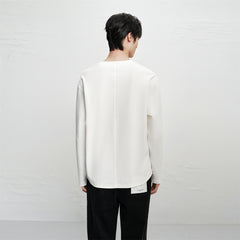 Men's Basic Cotton Long-Sleeve T-Shirt
