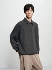 Men's Heavyweight Embroidered Cotton Sweatshirt