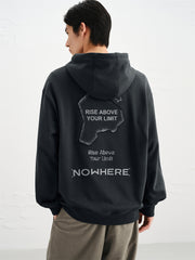 Men's Printed and Embroidered Hoodie