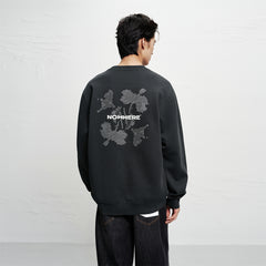 Men's Graphic Embroidered Crewneck Sweatshirt