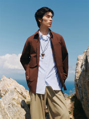 Men's Utility Shirt with Large Pockets