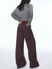 Women's Sateen Wide-Leg Utility Jeans