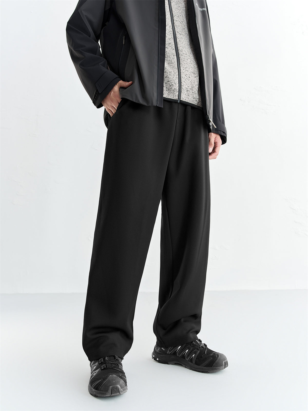 Men's Embroidered Straight-Leg Pants