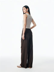 Women's High-Waisted Wide-Leg Pants