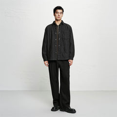 Men's Relaxed Fleece-Lined Straight Casual Pants