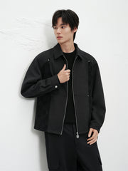 Men's Chenille Tonal Panel Jacket