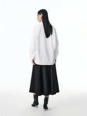 Women's Oversized Pleated Shirt