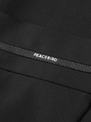 Men's Solid Cropped Business Pants
