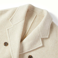 Women's Straight Wool Coat