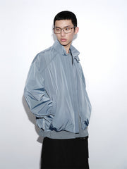 Men's Stand-Collar Relaxed Jacket