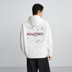 Men's Graphic Embroidered Hooded Sweatshirt