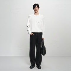 Men's Side-Ombre Straight Jeans