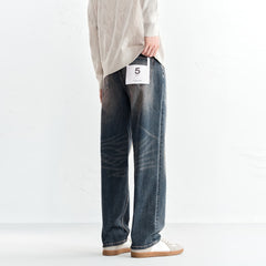 Men's Ombre Washed Straight Jeans