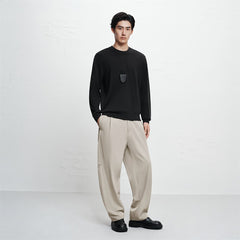 Men's Basic Crewneck Knit Sweater