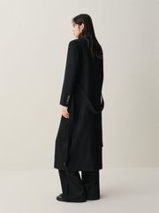 Women's Slim-Fit Straight Belted Cashmere Coat