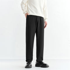 Men's Textured Solid Tapered Pants