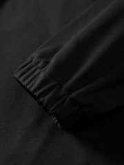 Men's Casual Stitched-Label Sweatshirt Cardigan