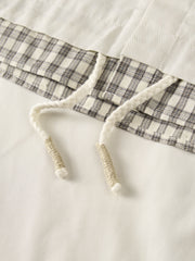 Men's Casual Plaid Faux-Layer Shirt
