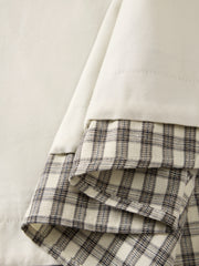 Men's Casual Plaid Faux-Layer Shirt