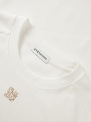 Men's Casual Textured Embroidered Long-Sleeve T-Shirt