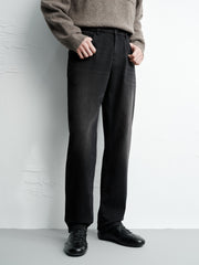 Men's Casual Slight-Stretch Straight-Leg Jeans