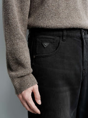 Men's Casual Slight-Stretch Straight-Leg Jeans