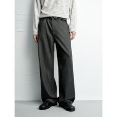 Men's Old Money Style Drape-Fit Textured Jeans