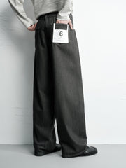 Men's Old Money Style Drape-Fit Textured Jeans